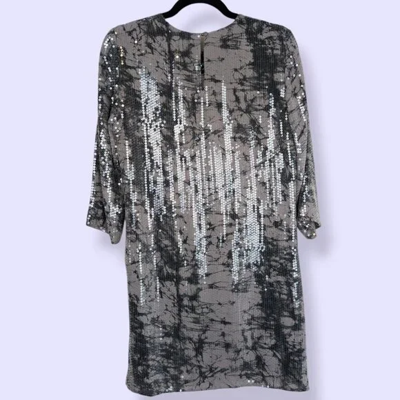 Parker 100% Silk Sequin Dress - Picture 6 of 10
